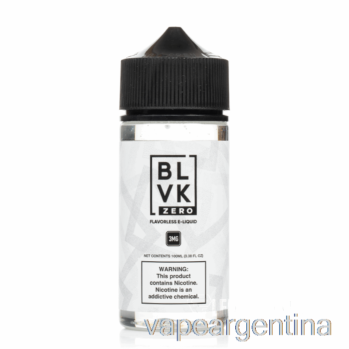 Sin Sabor - Blvk - 100ml 0mg Vape Argentina